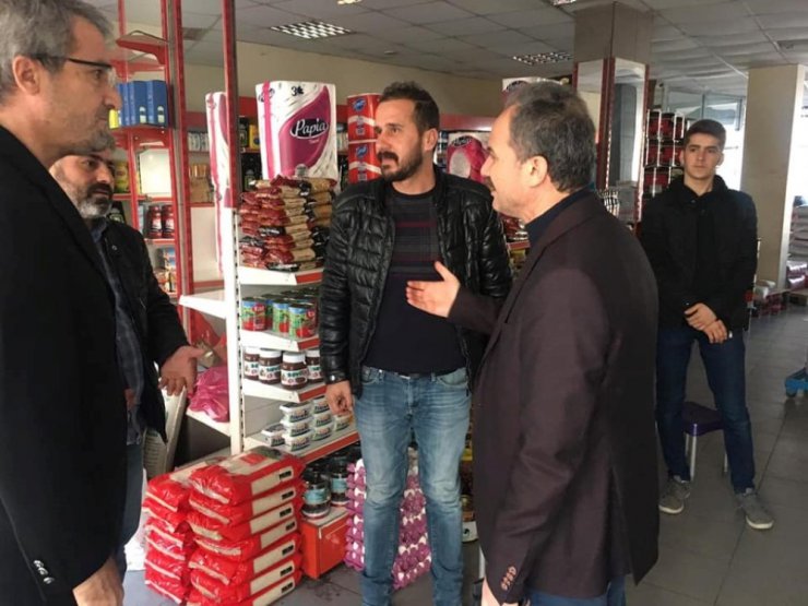 Başkan Kılınç, Eski Samsat Caddesi Esnafını Ziyaret Etti