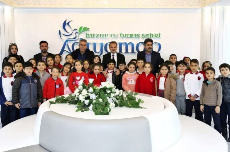 Minik Öğrencilerden, Başkan Kılınç’a Ziyaret