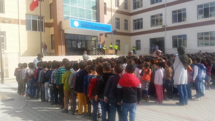 Kahta’daki Öğrencilere Trafik Eğitimi Verildi