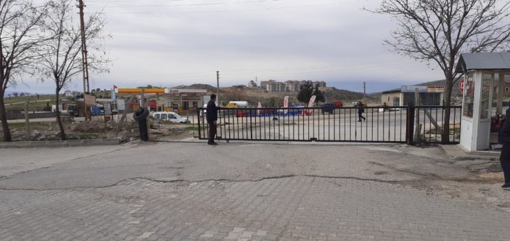 Besni Küçük Sanayi Sitesi Geçici Olarak Kapatıldı
