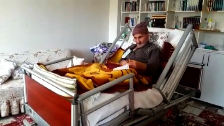 Yatalak Hasta, Bayram İkramiyesini Kampanyaya Bağışladı