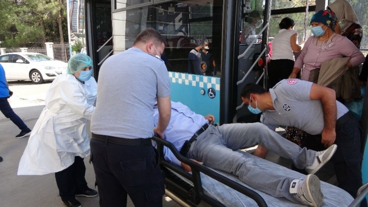 Korona Şüphelisi, Otobüsle Hastaneye Getirildi