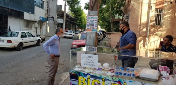 Kılınç, Eskisaray Mahallesi Esnafını Ziyaret Etti