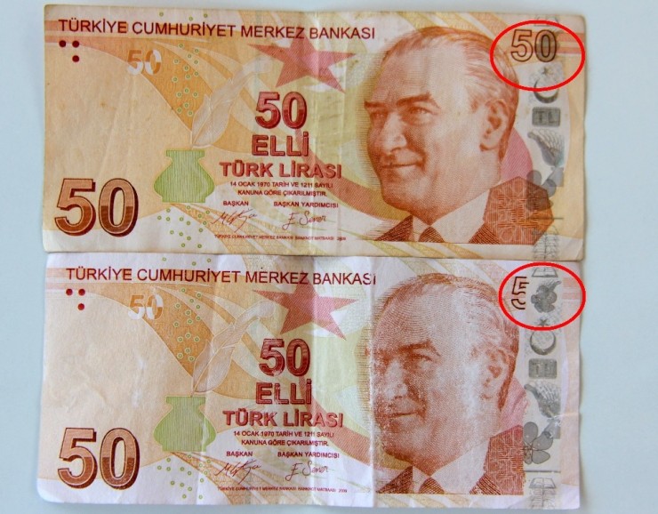 Hatalı Basılmış 50 Tl’lik Banknotu Rekor Fiyata Satmak İstiyor