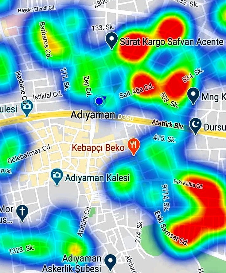 Adıyaman’da 3 Günde 58 Adres Karantina Altına Alındı