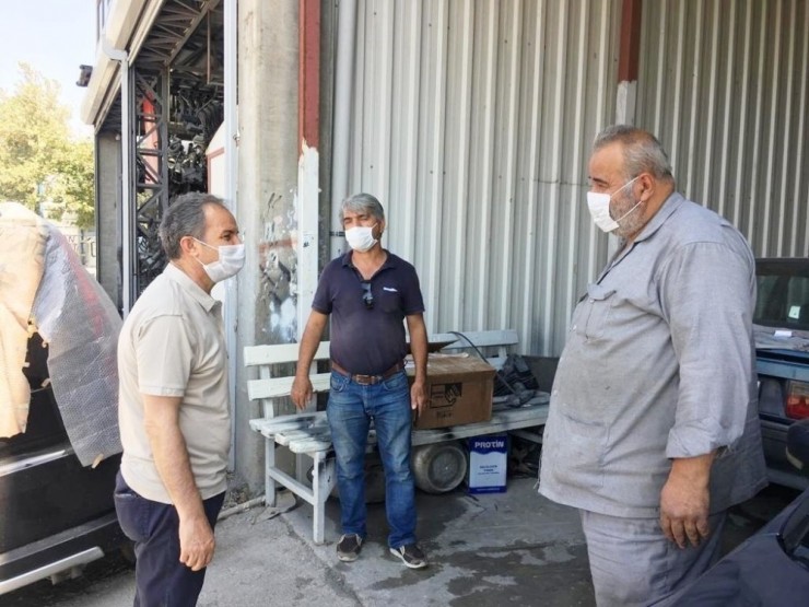 Kılınç, Kss Esnafını Ziyaret Etti
