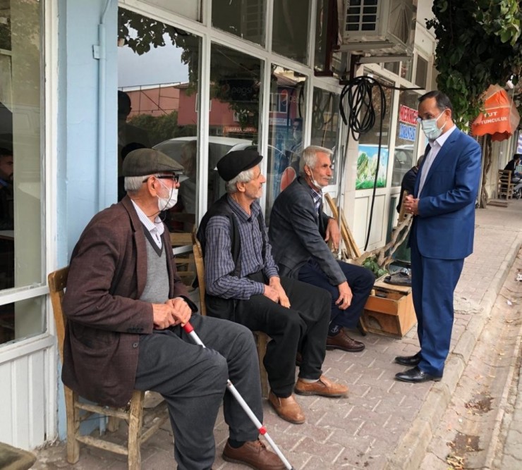 Başkan Dağtekin’den Çiçeği Burnunda Başkana Hayırlı Olsun Ziyareti