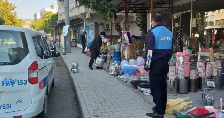 Adıyaman Belediyesinden Kapsamlı Kaldırım İşgali Denetimi