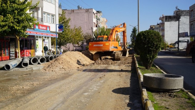 Mimar Sinan Mahallesinin Altyapı Çalışmaları Devam Ediyor