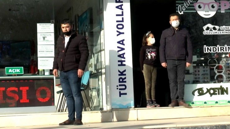 İstiklal Marşı Belediye Hoparlöründen Okundu