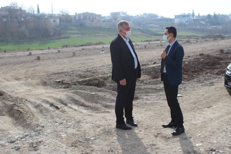 Kaymakam Koç Ve Başkan Turanlı Çalışmaları Yerinde İnceledi