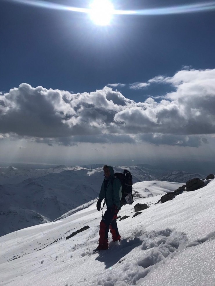 Dağcılar Nemrut Dağı Zirvesine Çıktı