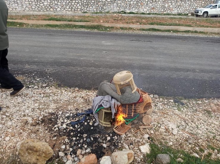 Keklik Kafesleri Yakılarak İmha Edildi