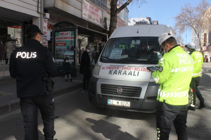 Yolcu Otobüslerinde Korona Denetimi Yapıldı