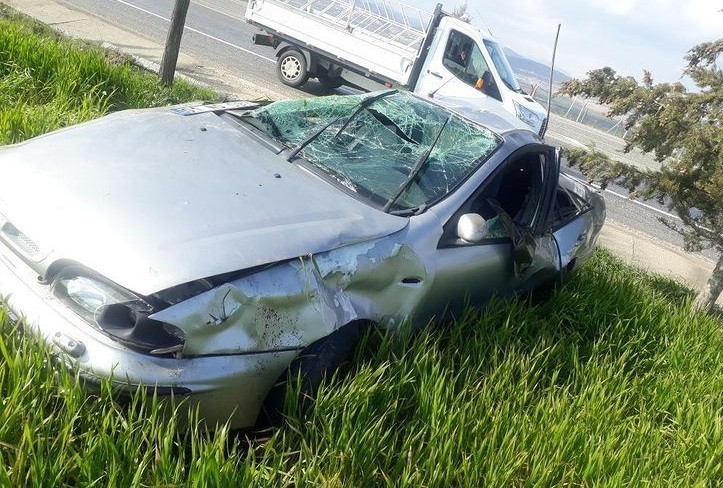 Hurdaya Dönen Otomobilden Burnu Kanamadan Çıktı