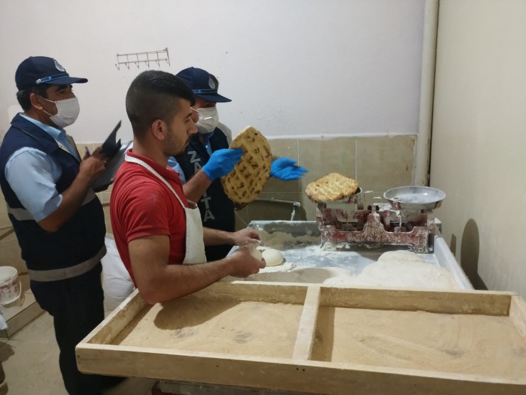 Kahta’da Zabıta Ekipleri Sahur Öncesi Fırınları Denetledi