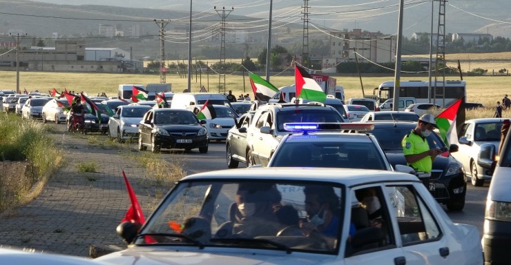 Adıyaman’da, Kudüs Konvoyu Düzenlendi