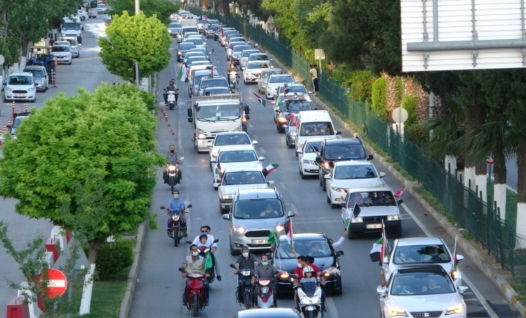 Adıyaman’da, Kudüs Konvoyu Düzenlendi