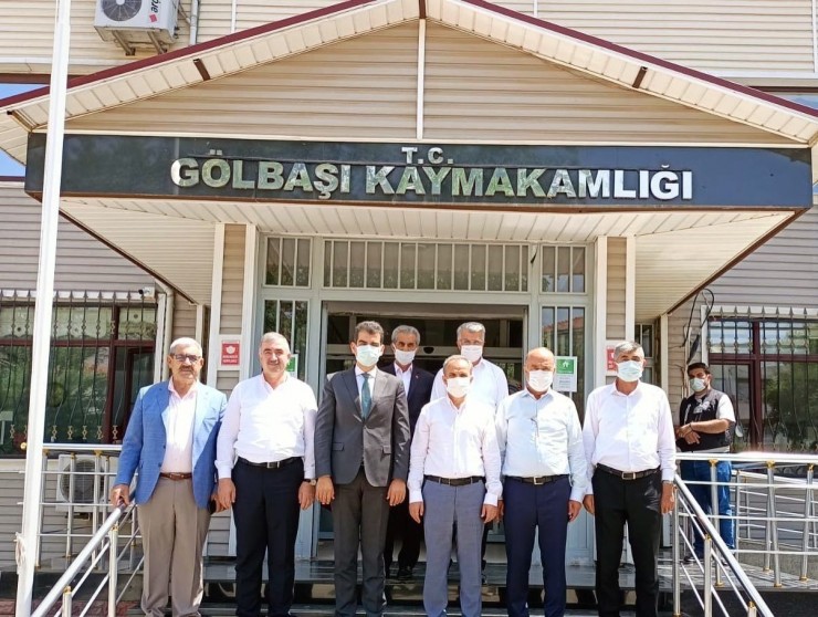 Belediye Başkanları Kaymakam Köksal’ı Ziyaret Etti