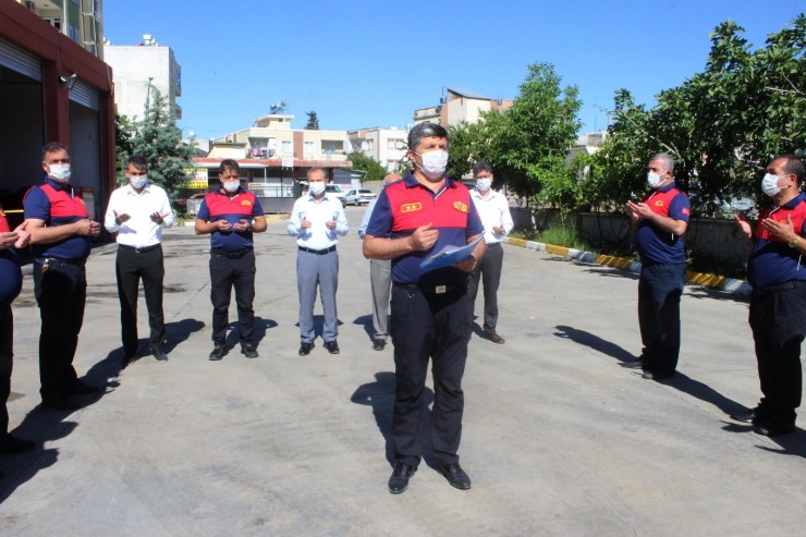 Metan Gazı Faciasında Görev Alan İtfaiye Erlerine Plaket Verildi