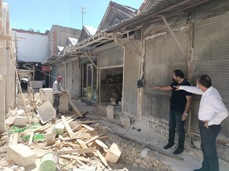 Başkan Kılınç, Tarihi Adıyaman Çarşısı’ndaki Çalışmaları İnceledi