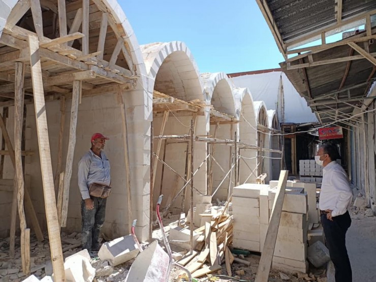 Başkan Kılınç, Tarihi Adıyaman Çarşısı’ndaki Çalışmaları İnceledi