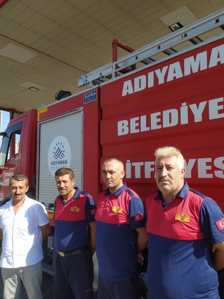 Adıyaman İtfaiyesi’nden Manavgat Ve Osmaniye’ye Destek