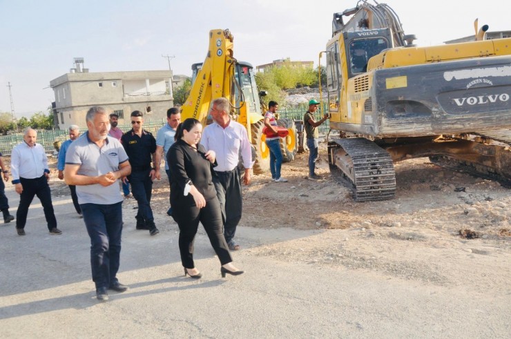 Kaymakam Demir, Çalışmaları Yerinde İnceledi