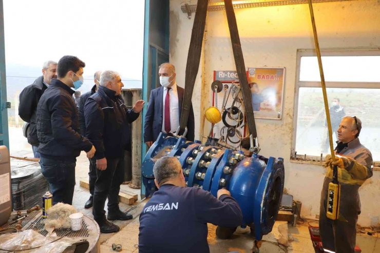 Ergani Pompa İstasyonu’nda Yenileme Ve Bakım Çalışması Yapıldı