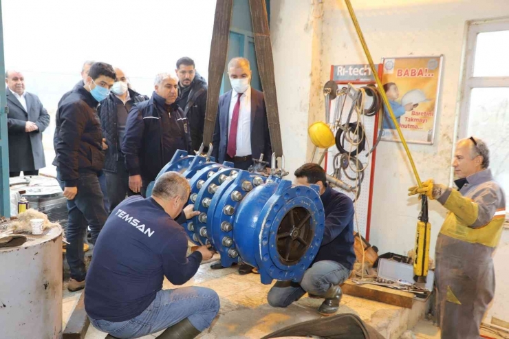 Ergani Pompa İstasyonu’nda Yenileme Ve Bakım Çalışması Yapıldı