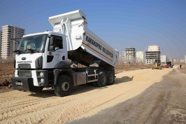 Karaköprü’ye Yeni Yollar Kazandırılıyor