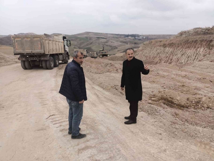 Başkan Kılınç, Çevre Yolundaki Çalışmaları İnceledi