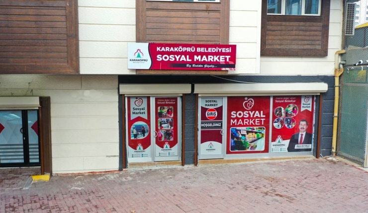 Karaköprü’de Sosyal Market İle Yüzler Gülüyor