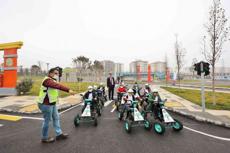 Şehitkamil Trafik Eğitim Parkı’nda Eğitimler Sürecek