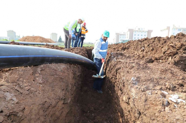 Diyarbakır’da 21 Bin 332 Metre İçme Suyu Şebeke Hattı Döşendi