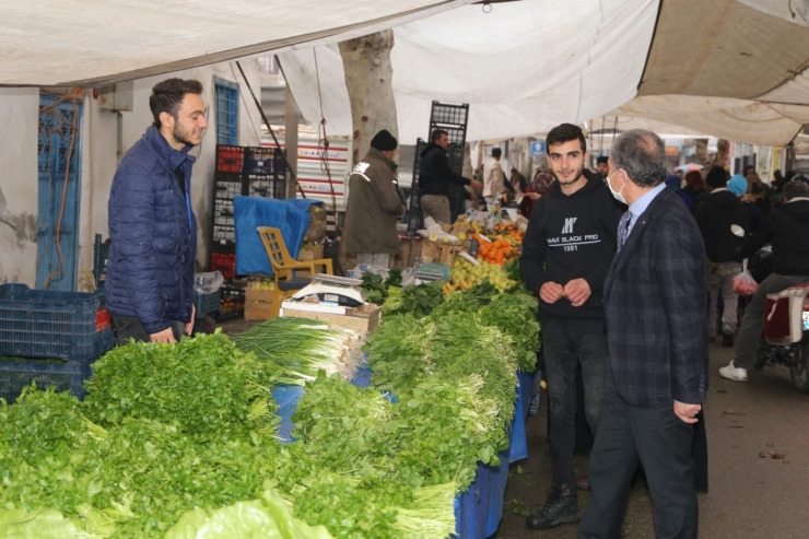 Başkan Kılınç, Pazar Esnafıyla Bir Araya Geldi