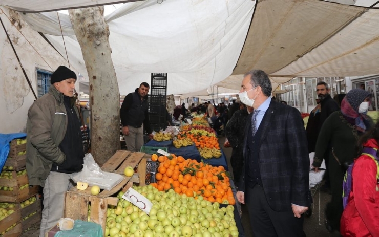 Başkan Kılınç, Pazar Esnafıyla Bir Araya Geldi