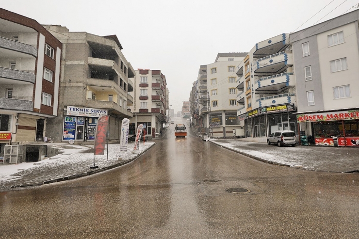 Şehitkamil’de Kar Seferberliği