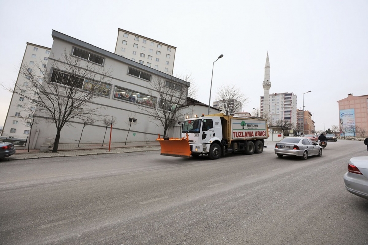 Şehitkamil’de Kar Seferberliği