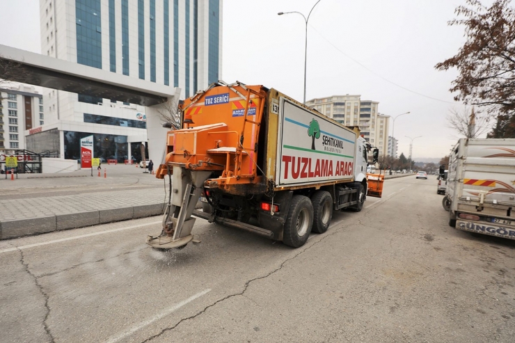 Şehitkamil’de Kar Seferberliği