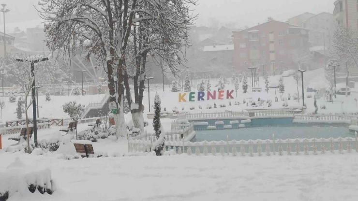 Malatya’da Kar Yağışı Kartpostallık Görüntüler Oluşturdu