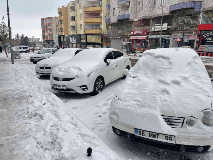 Siverek’te Yoğun Kar Ve Tipi Hayatı Durma Noktasına Getirdi