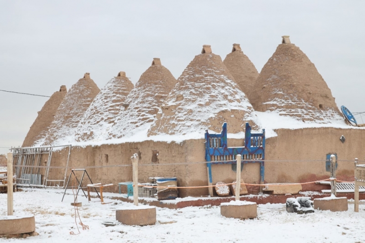 Şanlıurfa’da Kar Bir Başka Güzel