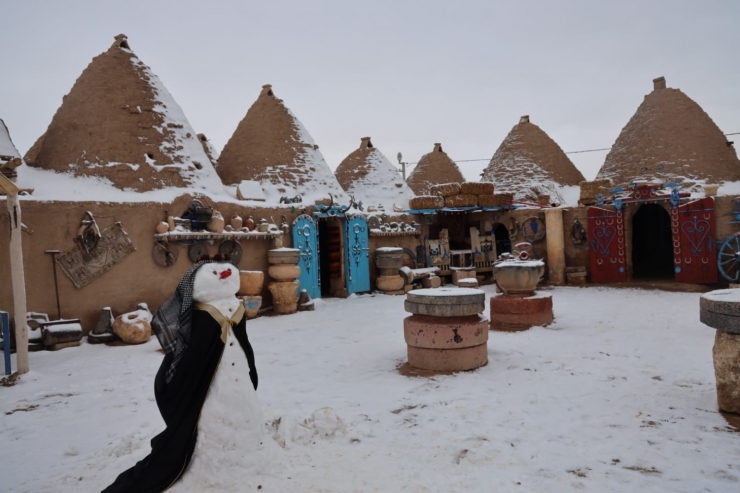 Şanlıurfa’da Kar Bir Başka Güzel