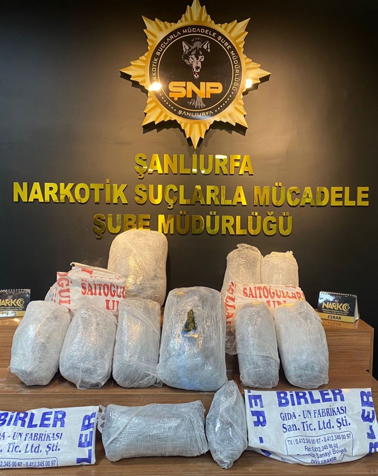 Şanlıurfa’da Uyuşturucu Operasyonuna 9 Tutuklama