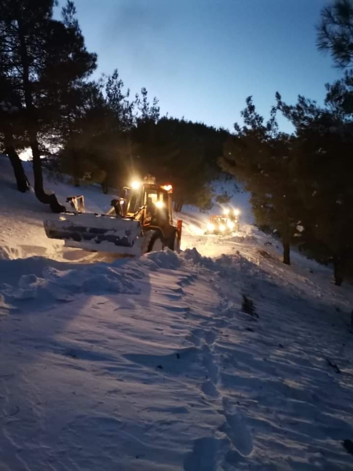 Yaylada Mahsur Kolan Çoban Ve Hayvanlarını Ekipler Kurtardı