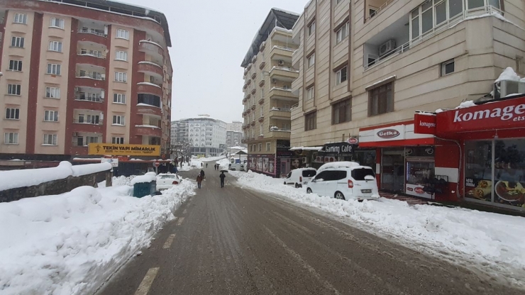 İslahiye’de Yoğun Kar Yağışı