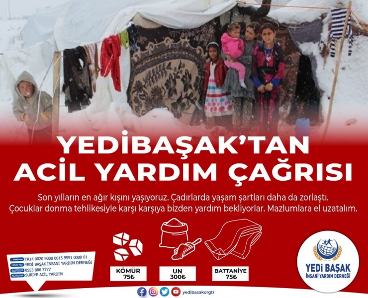 Yedi Başak’tan ’acil Yardım’ Çağrısı