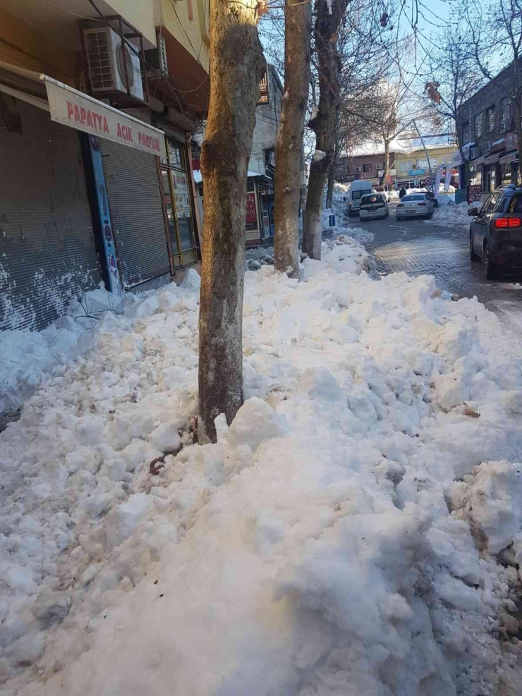 Tonlarca Kar Kütlesi Saniyeler İçerisinde Çatıdan Düştü