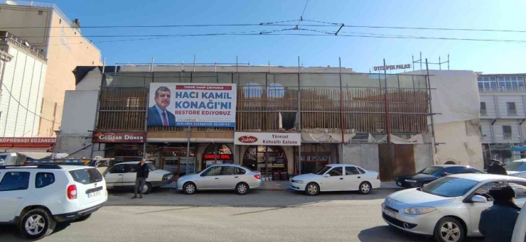 Hacı Kamil Konağında Restorasyon Devam Ediyor